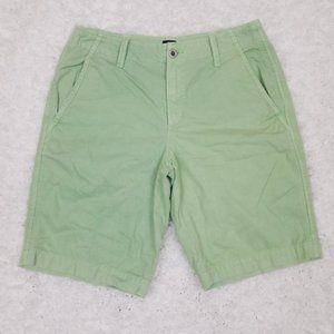 Gap green flat front Shorts 35"